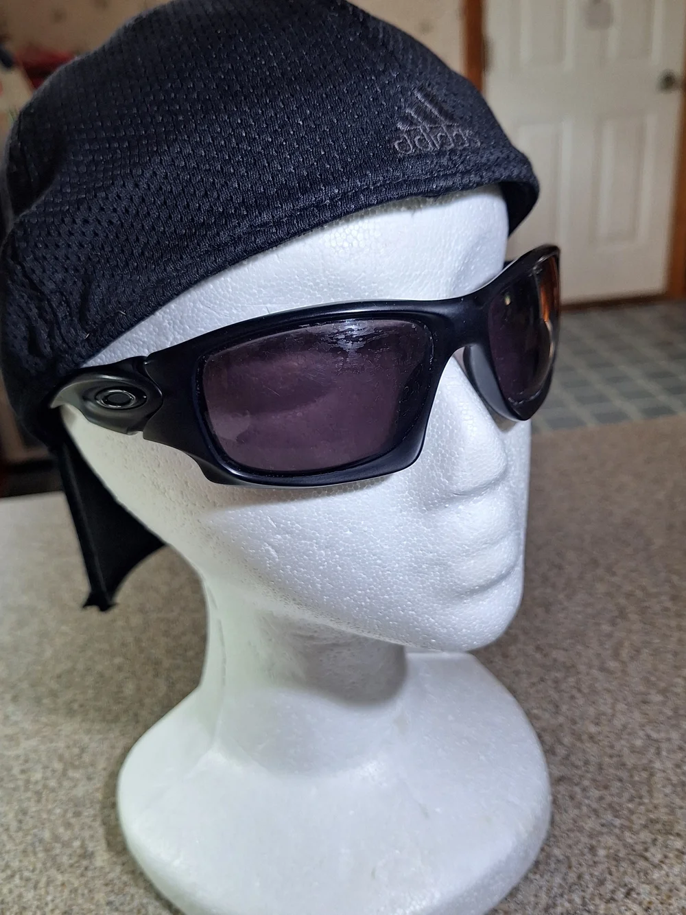 Oakley Ten X Sunglasses OO9128-01 Polished Black Frame 61-16 w/ Case